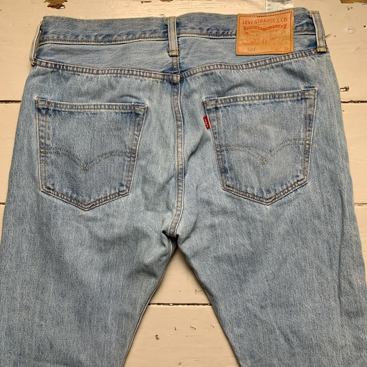 Levis 501 Light Blue Baggy Jeans