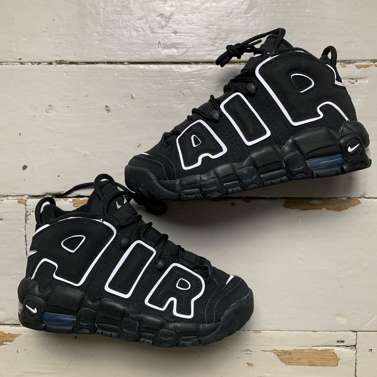 Nike Uptempo More Air Black and White