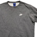 Nike Swoosh Grey and White Jumper (M)