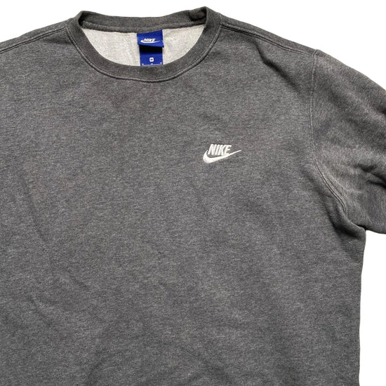 Nike Swoosh Grey and White Jumper (M)