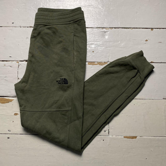 The North Face Olive Green and Black Joggers