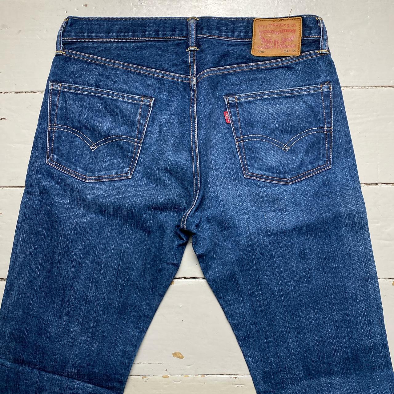 Levis 504 Vintage Navy Jeans