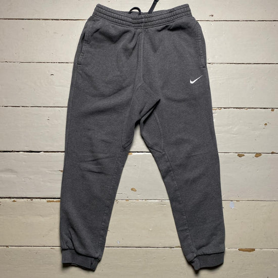 Nike Swoosh Dark Grey and White Joggers