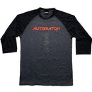 Jamiroquai Automation Black Grey and Red 3/4 Sleeve T Shirt (L)