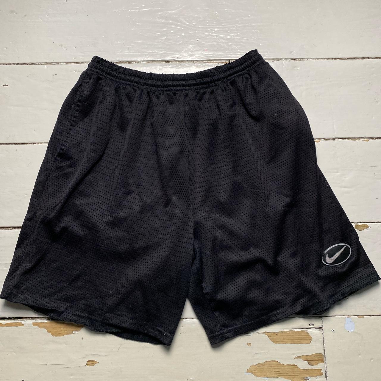 Nike Vintage 90’s Mesh Black Swoosh Shorts