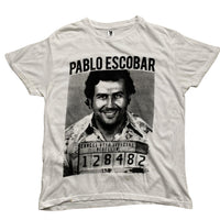 Pablo Escobar White Womens T Shirt (M)