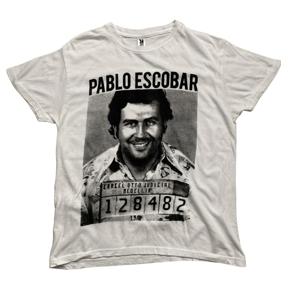 Pablo Escobar White Womens T Shirt (M)