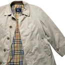 Burberry Burberrys Vintage Cream Nova Check Trench Coat (UK 10)