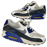 Nike Air Max 90 White Navy and Grey Vintage 2013 (UK 9)