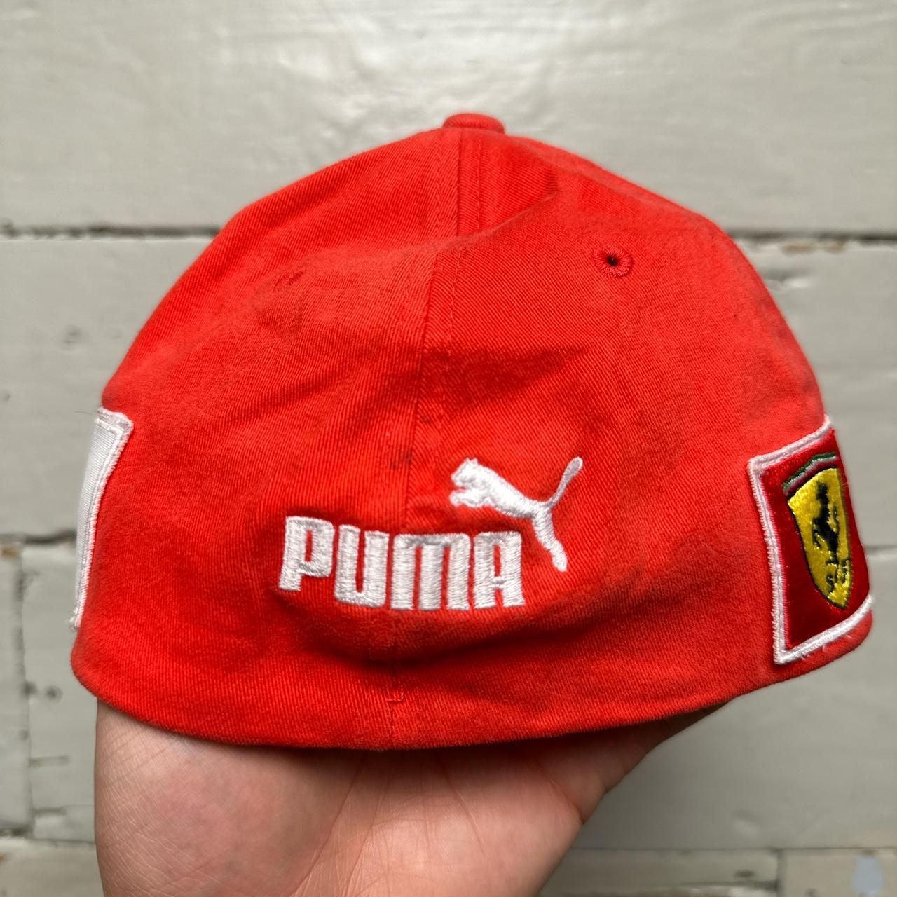 Ferrari Puma Red and White Cap