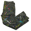Dickies Khaki Green Paint Splash Cargo Trousers Womens (36W)