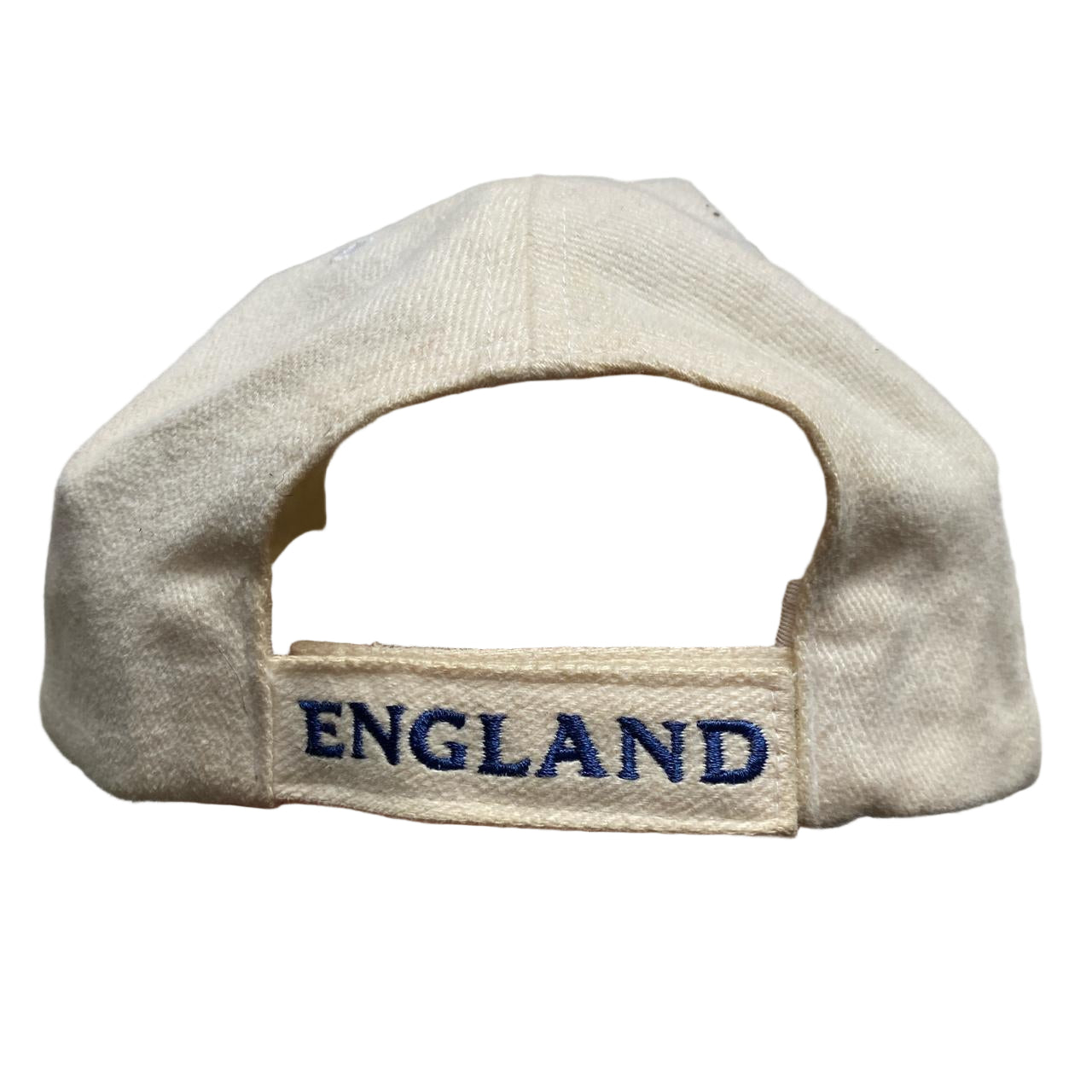 England Vintage Football Cap White and Navy
