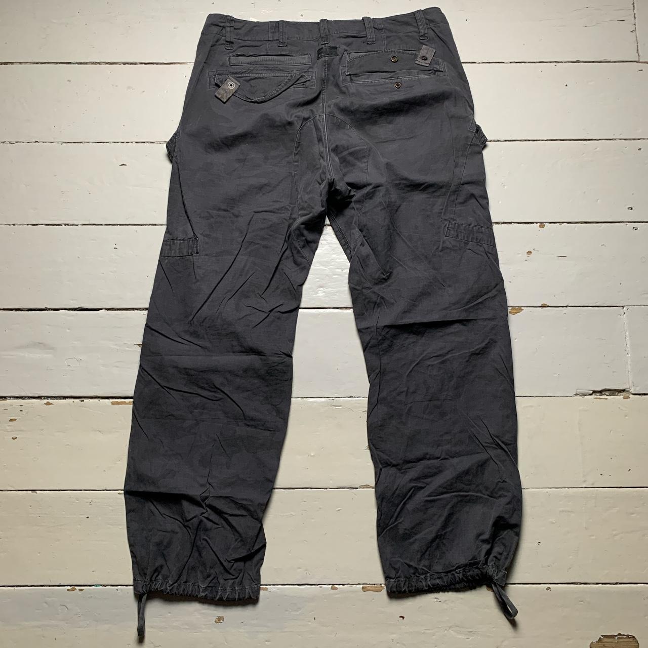G Star Baggy Cargo Army Parachute Charcoal Combat Trousers