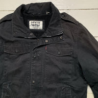 Levis Black Sherpa Denim Jacket