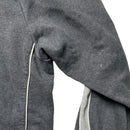 Nike Vintage Grey and White Swoosh Zip Jumper (M)