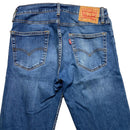 Levis 513 Navy Straight Jeans (30W)