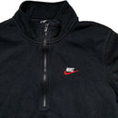 Nike Swoosh Black White and Red Quarter Zip Jumper (XL)