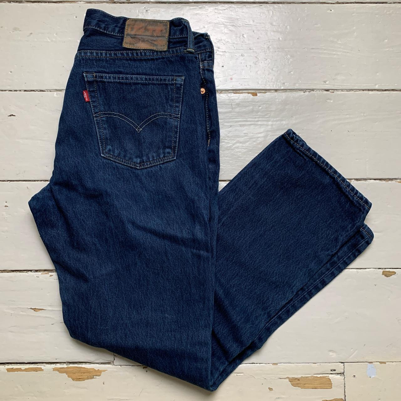 Levis 514 Navy Jeans