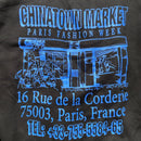 Chinatown Market Paris Fashion Week Black and Blue Hoodie (L/2XL)