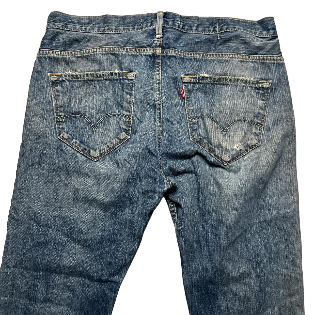 Levis 504 Vintage Distressed Baggy Jeans (36W)