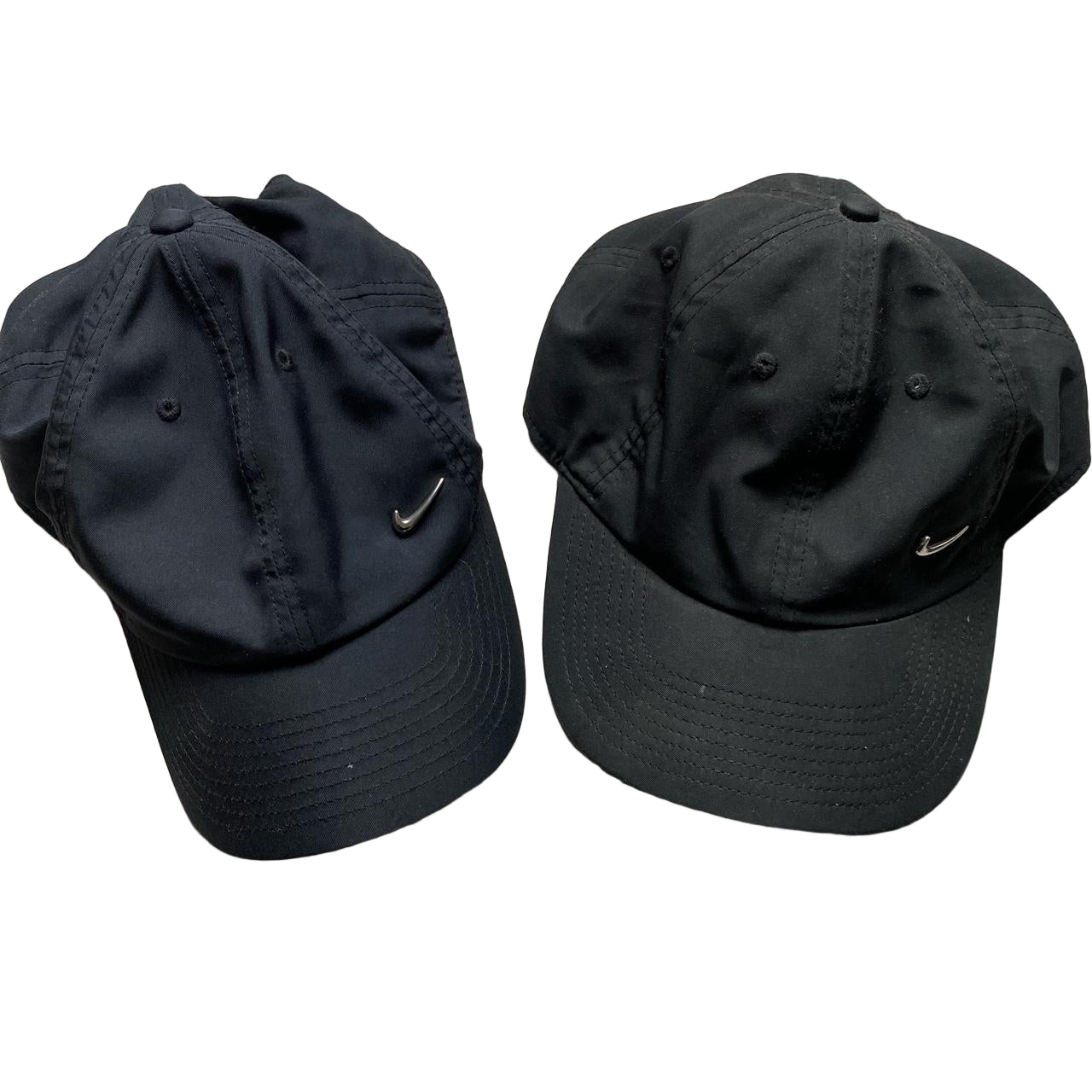 Nike Metal Swoosh Black Caps