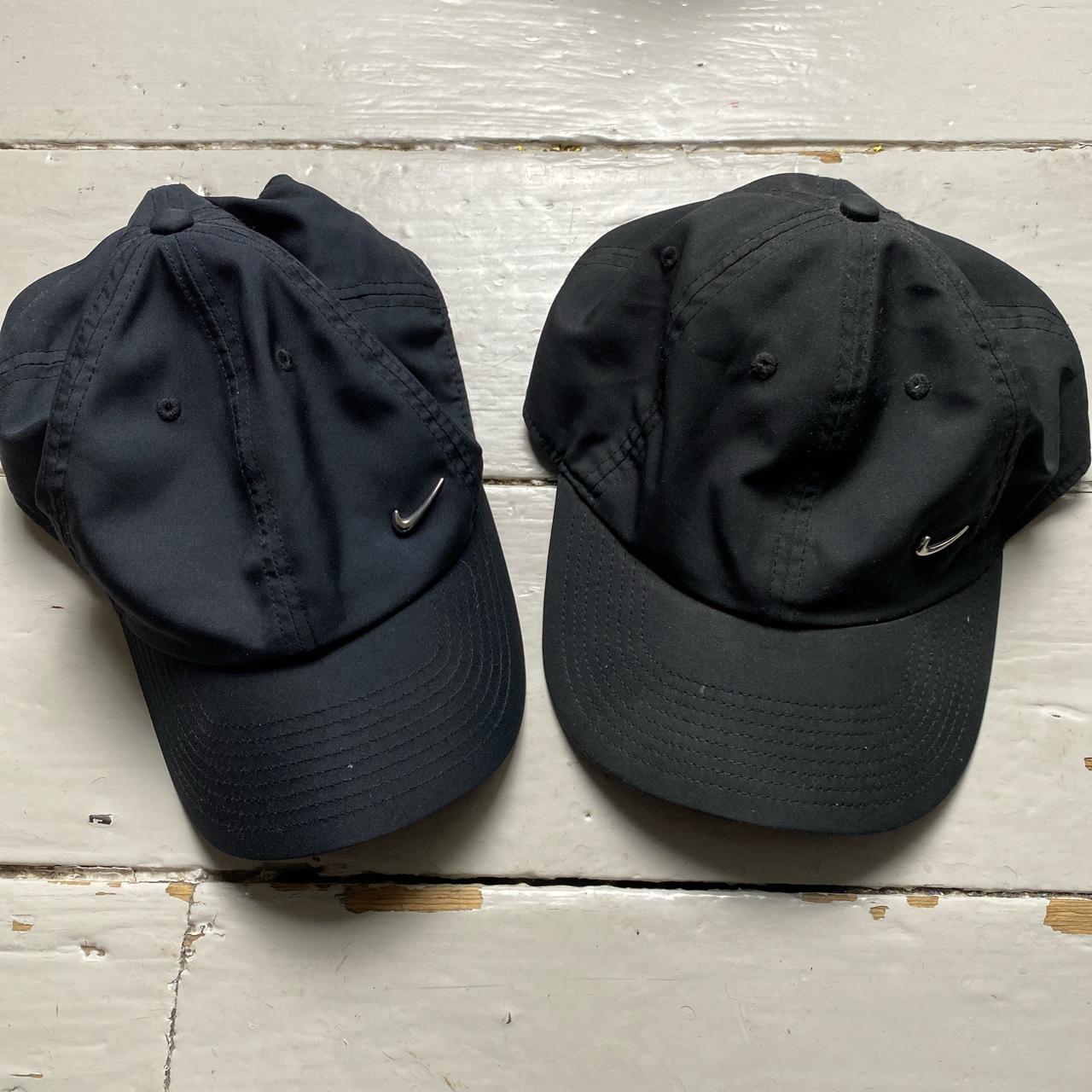 Nike Metal Swoosh Black Caps