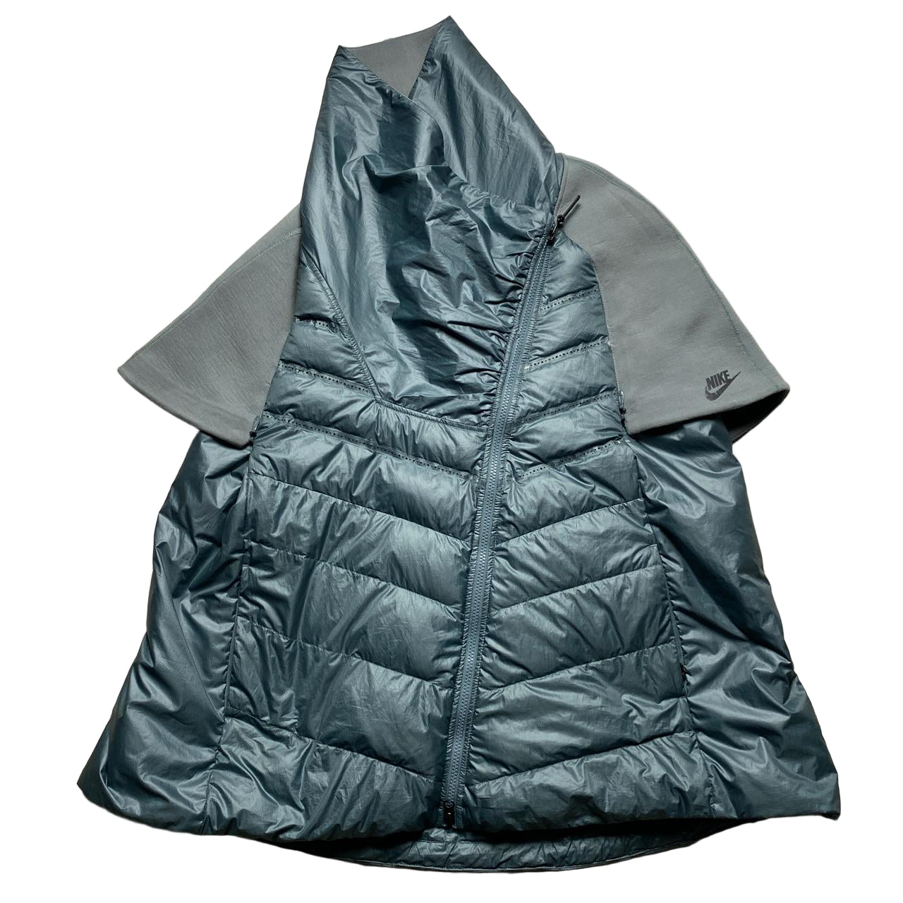 Nike Tech Fleece Gilet Green and Black Womens (S)