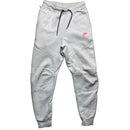 Nike Tech Fleece Ice White and Pink Joggers (XS)