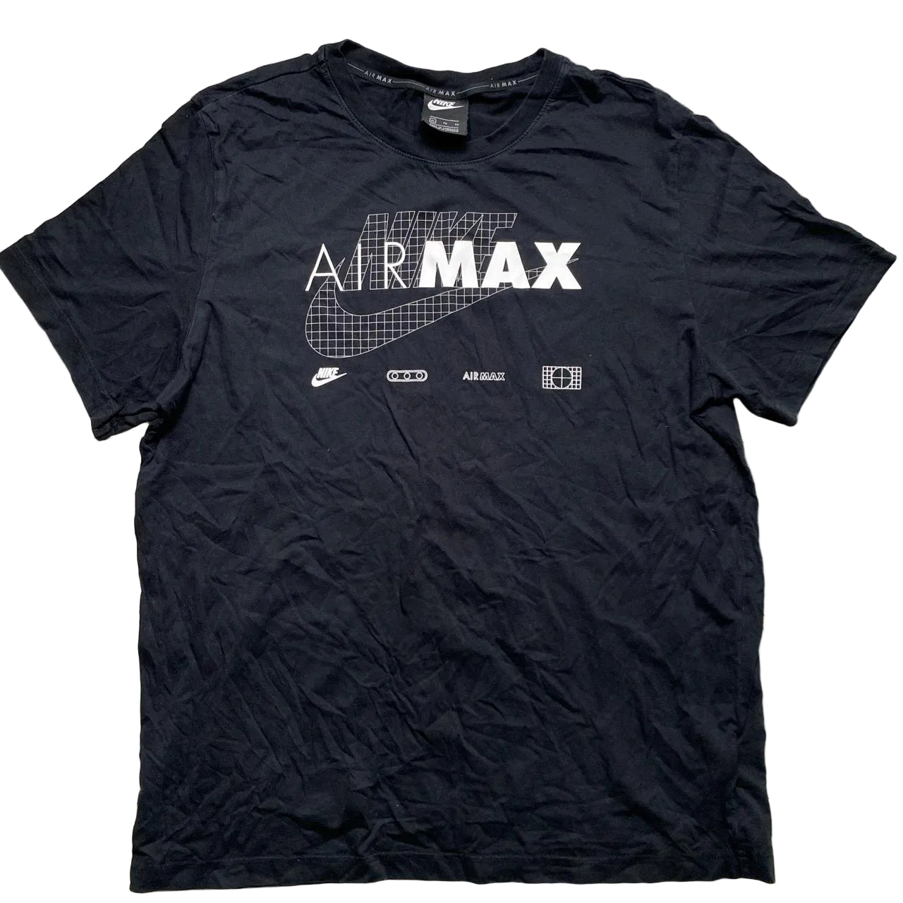 Nike Air Max Black and White T Shirt