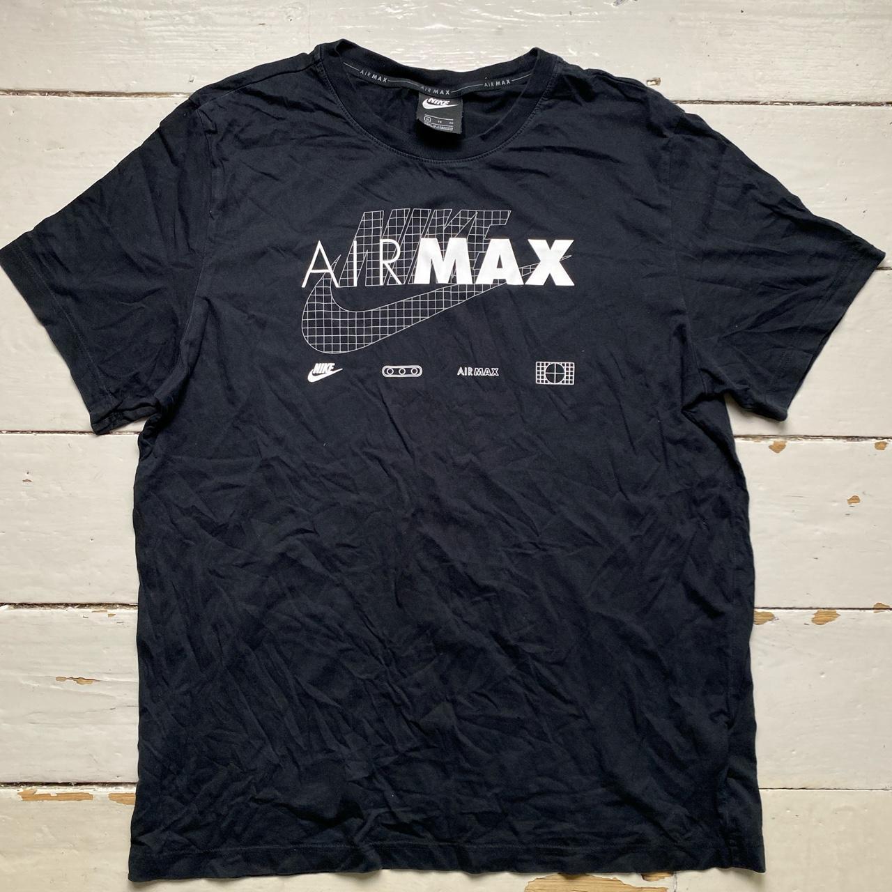 Nike Air Max Black and White T Shirt