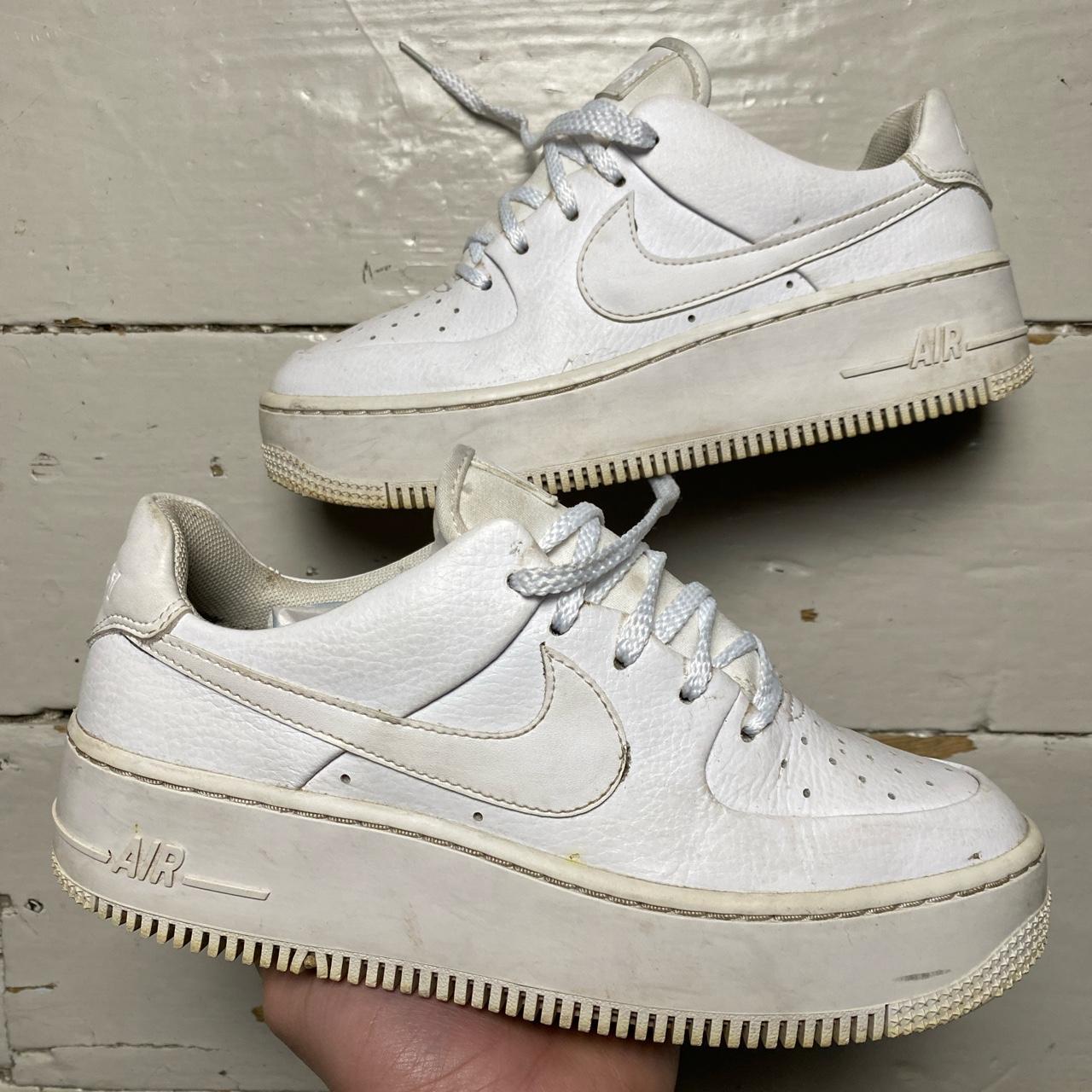 Nike Air Force 1 Wedge Platform White