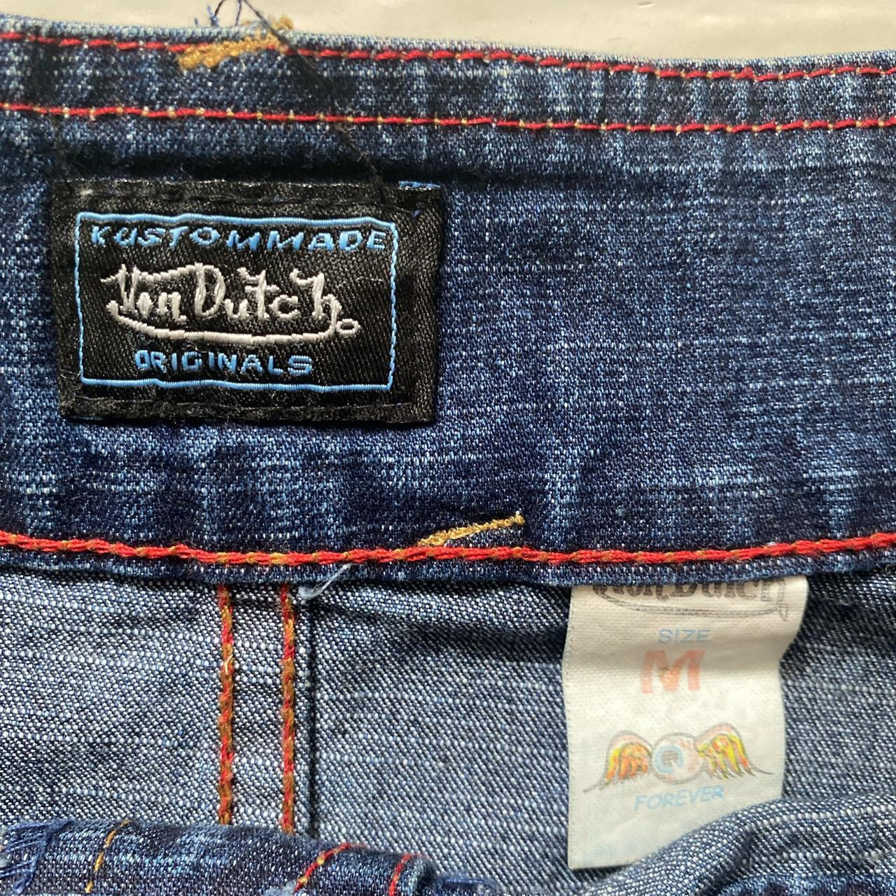 Von Dutch Vintage Denim Short Skirt (Medium)