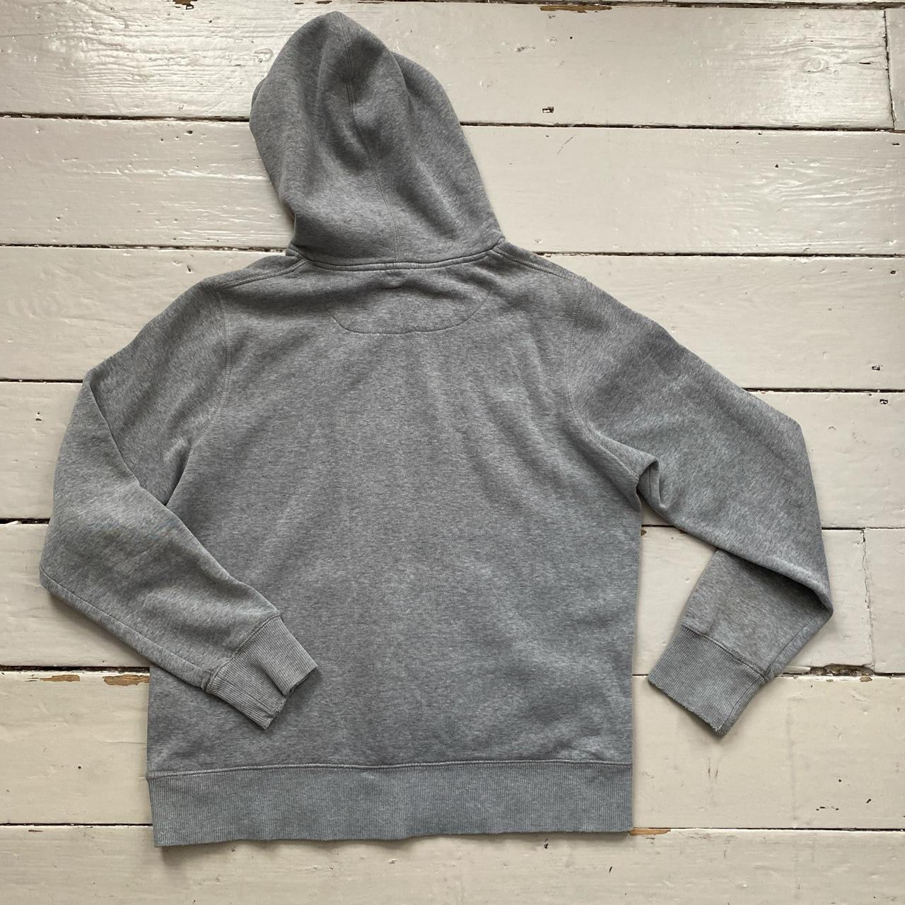 Nike Swoosh Grey Hoodie (Large)