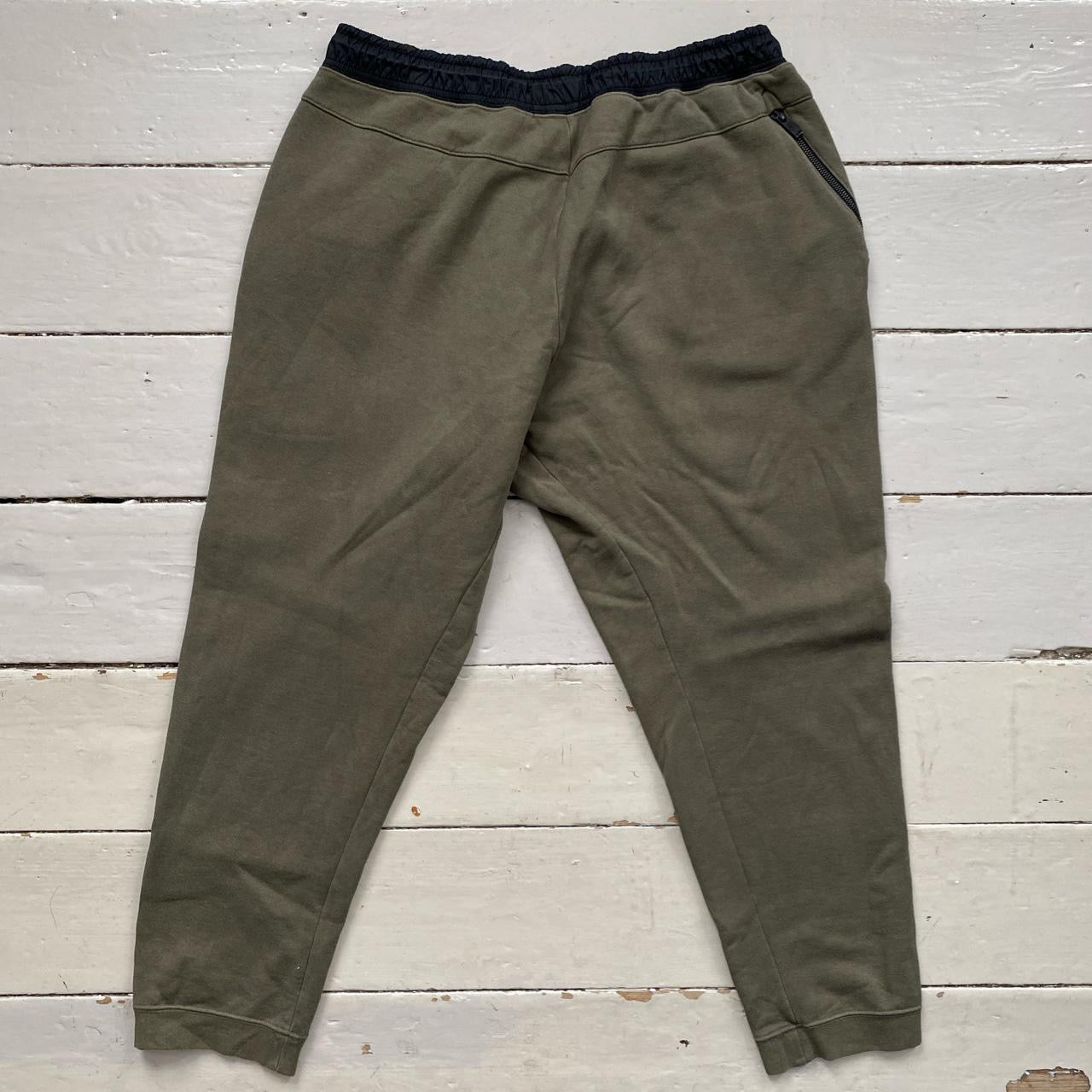 Nike Swoosh Box Logo Green Joggers (XXL)