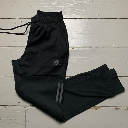 Adidas Black Slim Joggers (Small)