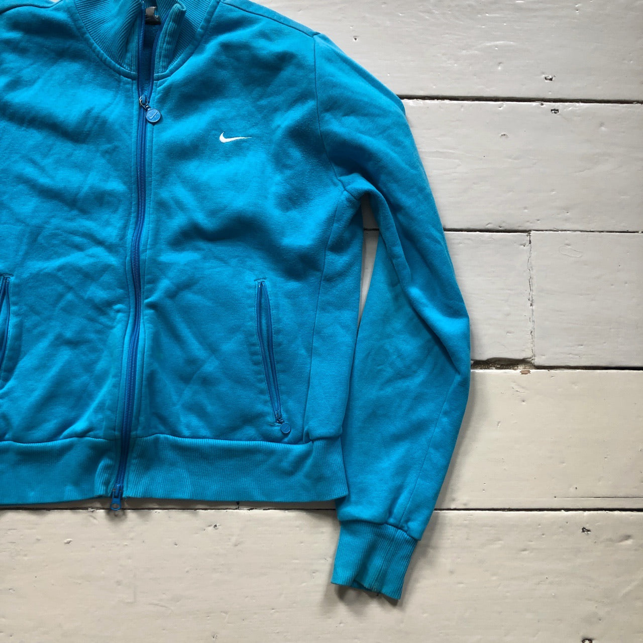 Nike Vintage Zip Up Sweater (Large Wmns)