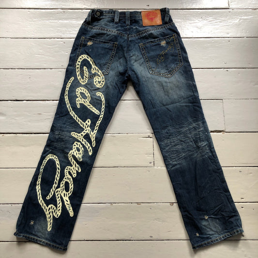 Ed Hardy Big Spellout Jeans (32/34)