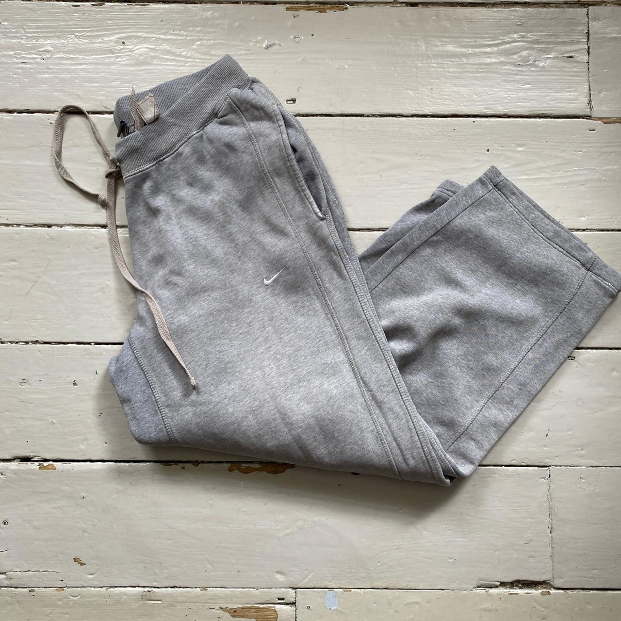 Nike Vintage Swoosh Grey Joggers (Large)