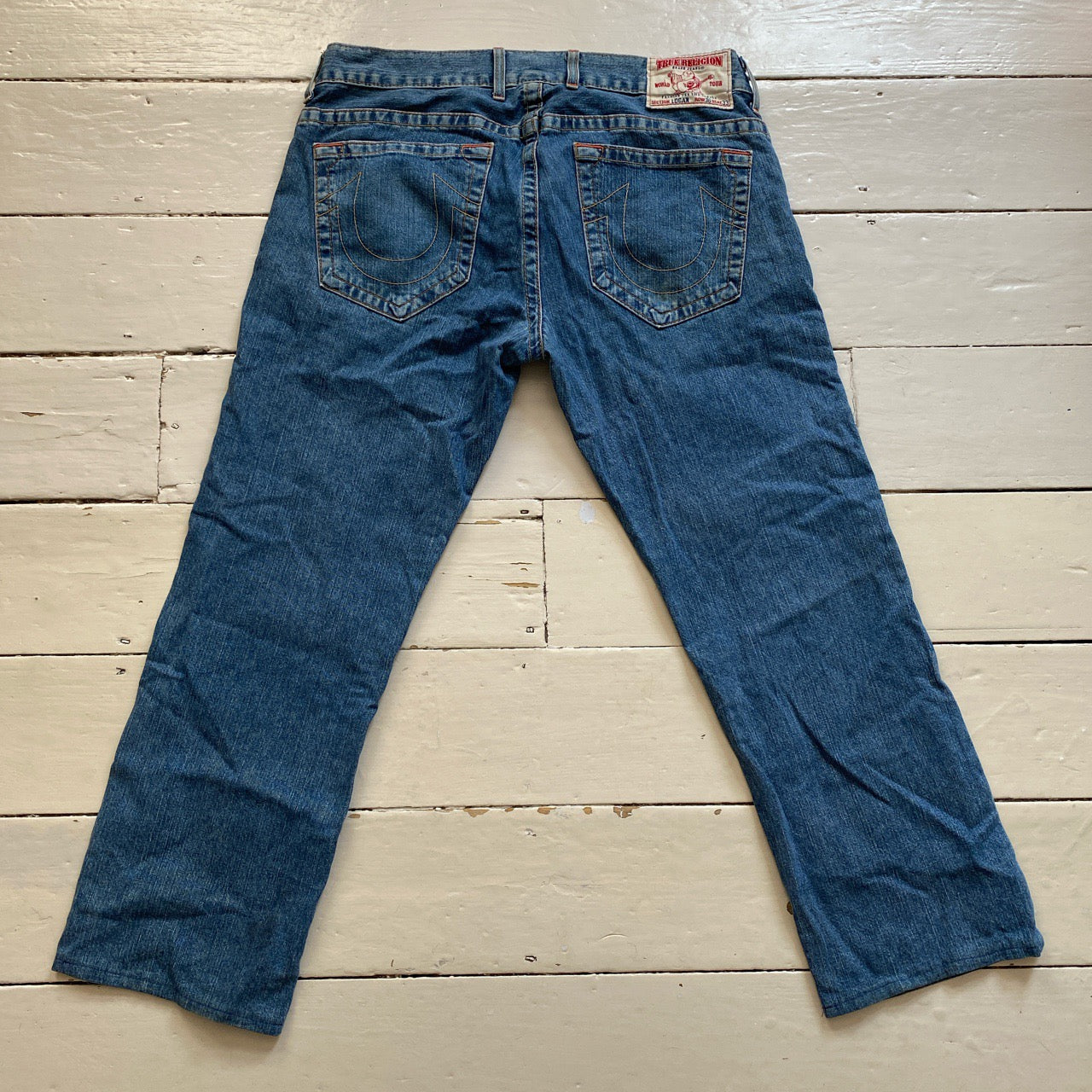 True Religion Logan Blue Jeans (36/29)