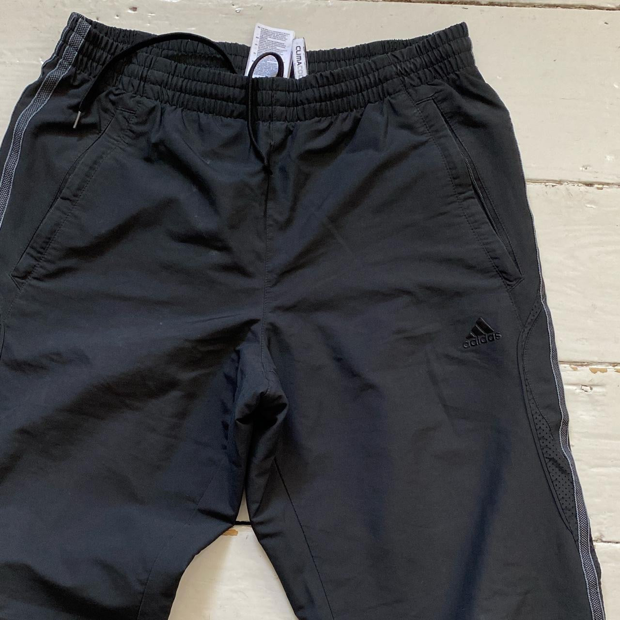 Adidas Black Shell Bottoms (Small)