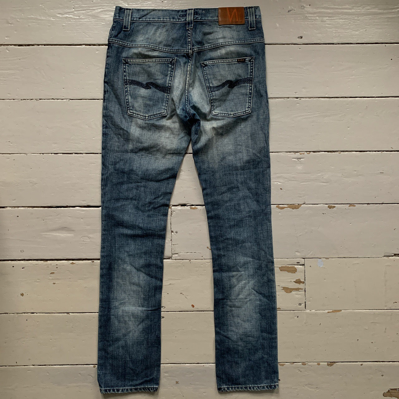 Nudie Stonewash Blue Jeans (32/34)