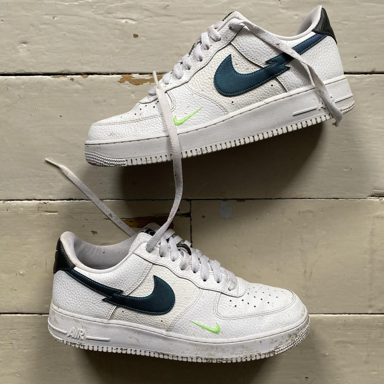 Nike Air Force 1 White and Blue (UK 11)