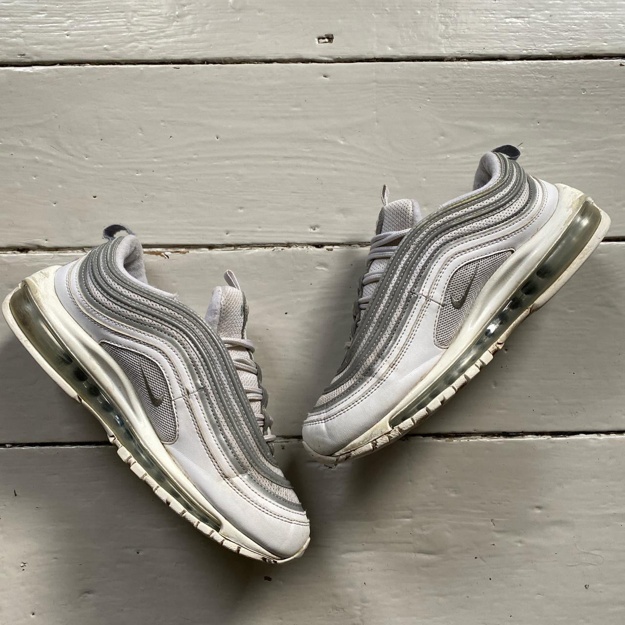 Nike Air Max 97 White and Silver (UK 7)