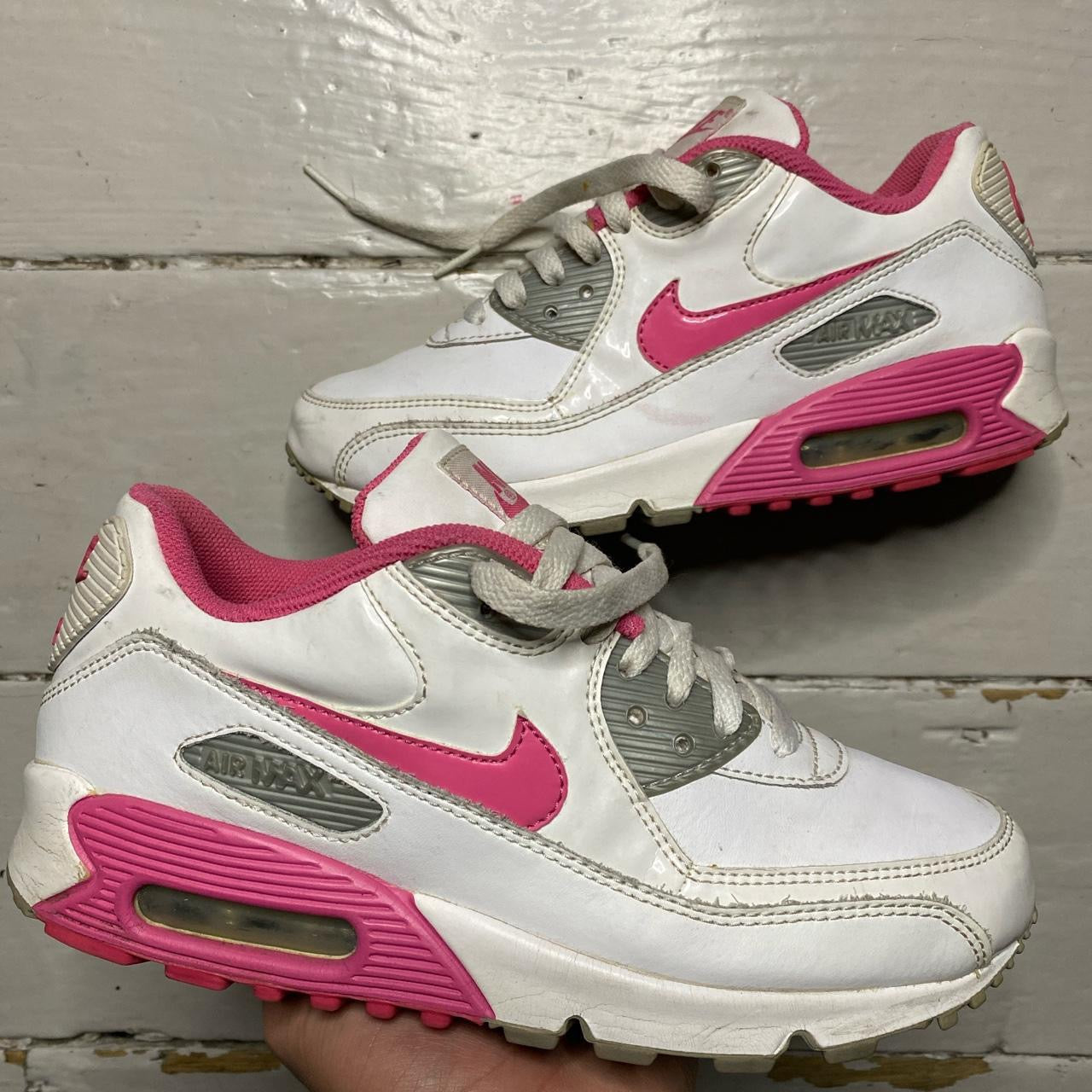 Nike Air Max 90 Vintage Patent Pink (UK 5)