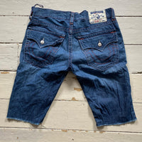 True Religion Stitch Red Shorts (34W)