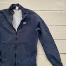 Nike Swoosh Navy Zip Jumper (Small)