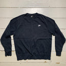 Nike Swoosh Black Jumper (Medium)