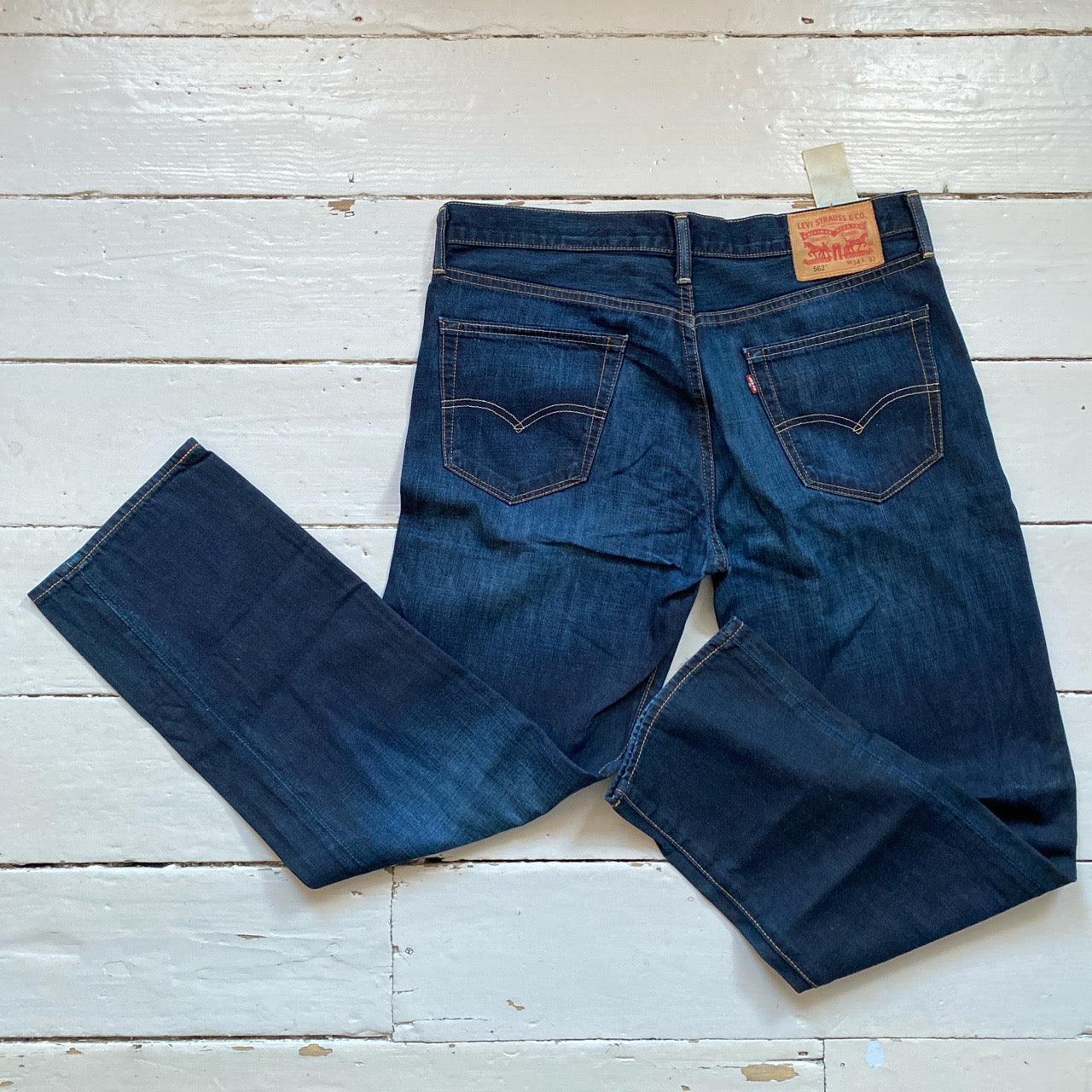 Levis 562 Dark Navy Jeans (34/30)