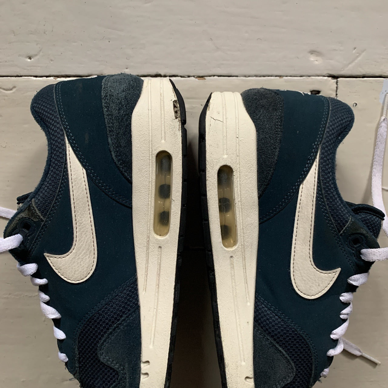 Nike Air Max 1 Navy and White (UK 10)