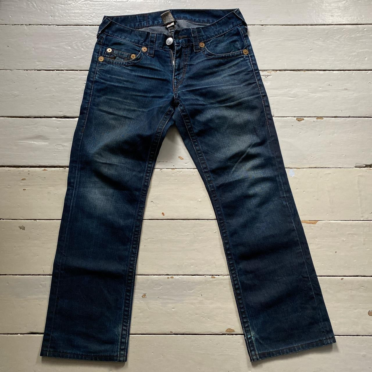 True Religion Rainbow Bobby Brown Stitch Jeans (32/32)